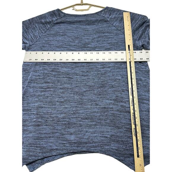 Unity Tunic Blouse Women XL Blue Bohemian Boho Lightweight Artsy Fairy - Picture 6 of 10